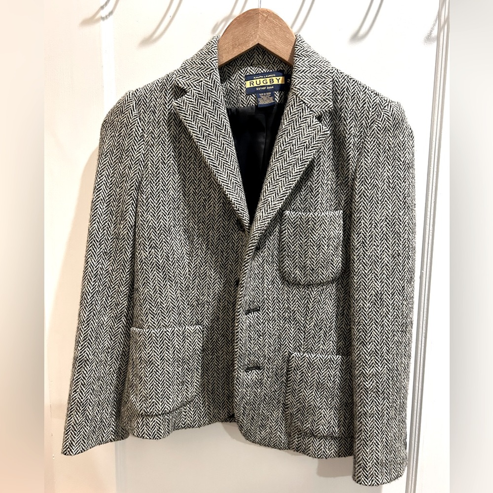 Ralph Lauren Rugby herringbone blazer